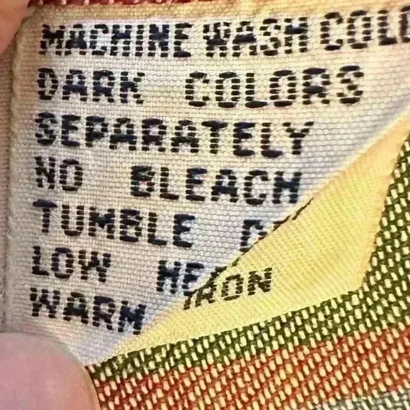 Vintage 90s‎ Ralph Lauren Chaps Mens Size L Boy Scouts Label Striped Shirt - Picture 6 of 6